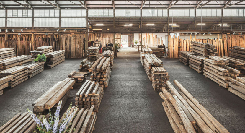 Jong Management bezoekt Frank Pouwer Historische Bouwmaterialen