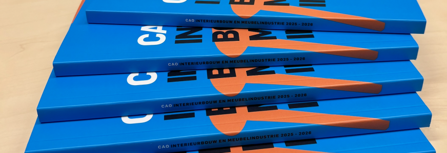 Cao-boekje Interieurbouw en Meubelindustrie 2025–2026 beschikbaar