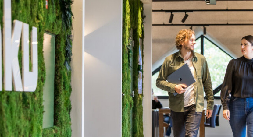 Jong Management bezoekt Webbureau Linku